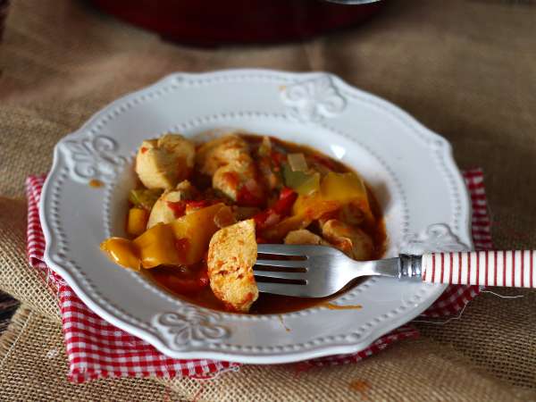 Expresné kurča Basquaise v reštaurácii Cookeo - Príprava krok 5