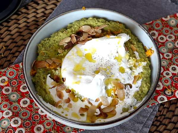 Hrachová nátierka: ideálna s krémovým syrom burrata - Príprava krok 5