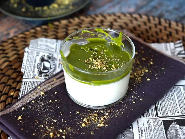 Pistáciová panna cotta, jednoduchý recept, ktorý všetci milujú! - Príprava krok 5