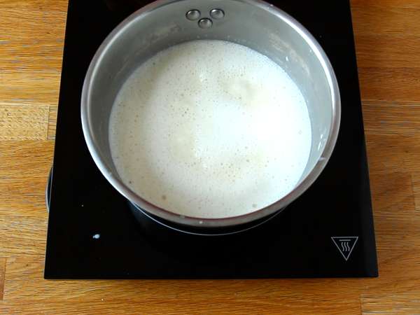 Vanilková panna cotta s figovou omáčkou - Príprava krok 2
