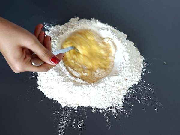 Karamelky, ravioly v tvare cukríkov s tekvicovou a ricottovou náplňou - Príprava krok 2
