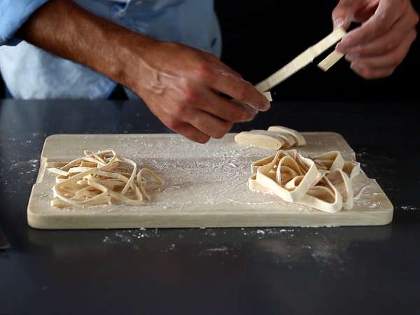 Domáce tagliatelle, postup vysvetlený krok za krokom - Príprava krok 7