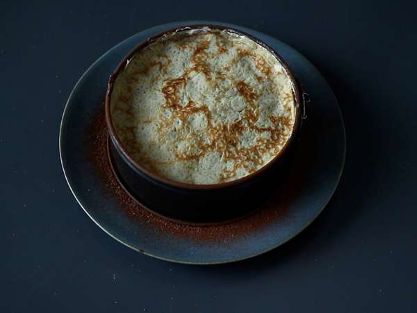 Palacinkový koláč v štýle tiramisu s kávou a kakaom - Príprava krok 6