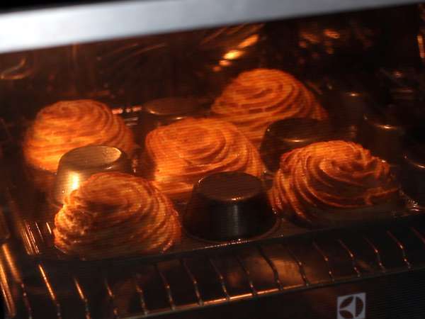 Pečené churros v tvare misky na štedrú polevu - Príprava krok 5