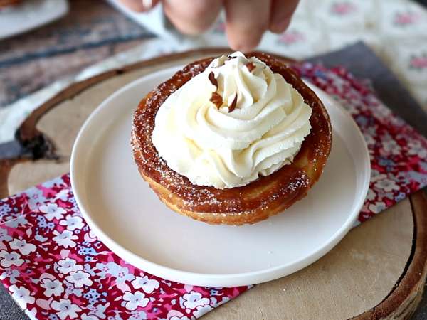 Pečené churros v tvare misky na štedrú polevu - Príprava krok 8