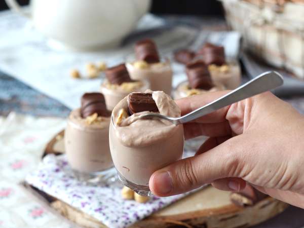 Nepečené, veľmi chutné verrines Kinder Bueno - Príprava krok 8