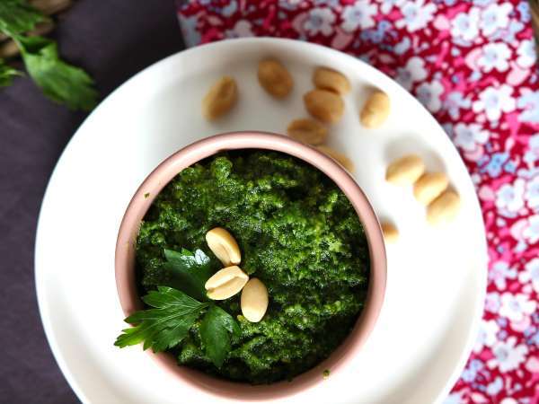 Petržlenové a arašidové pesto, explózia chutí - Príprava krok 4