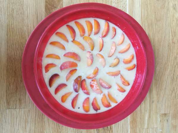 Jednoduchý marhuľový clafoutis - Príprava krok 6