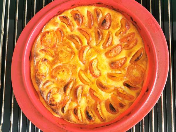 Jednoduchý marhuľový clafoutis - Príprava krok 8