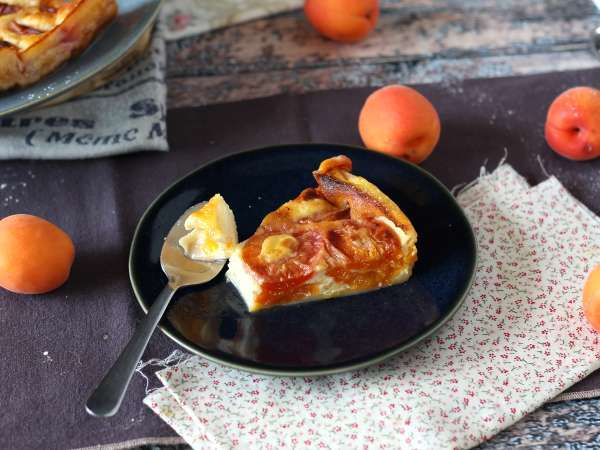 Jednoduchý marhuľový clafoutis - Príprava krok 9