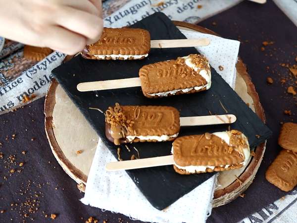 Ľadové sendviče so speculoos - Príprava krok 9