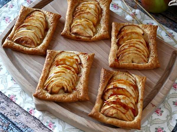 Tenké jablkové koláče - Príprava krok 6