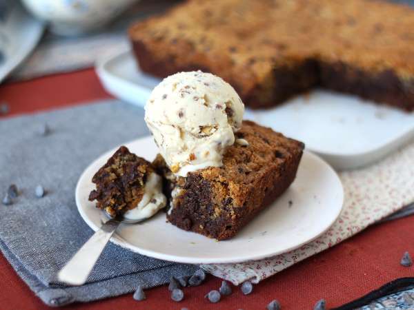 Brookies, dokonalá kombinácia koláčikov a sušienok - Príprava krok 8