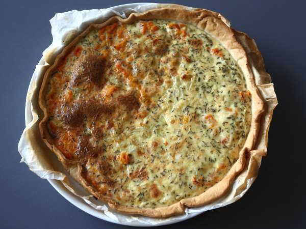 Tekvicový quiche, jednoduché a účinné jedlo - Príprava krok 5