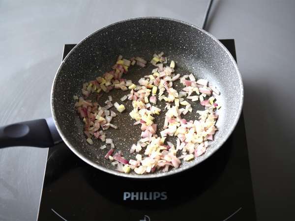 Vegetariánsky guláš - Príprava krok 1