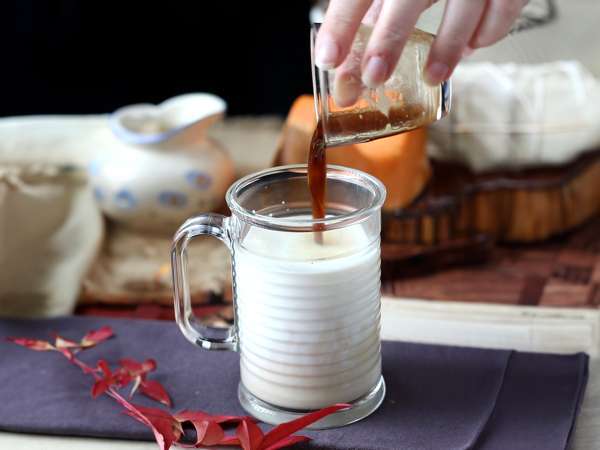 Tekvicové latte s domácim tekvicovým sirupom! - Príprava krok 2