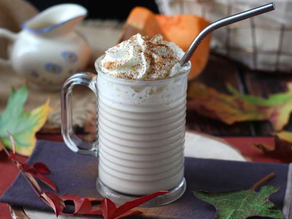 Tekvicové latte s domácim tekvicovým sirupom! - Príprava krok 3