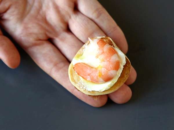 Blini tanier s náplňami, dokonalý pestrý aperitív na sviatočné obdobie - Príprava krok 6