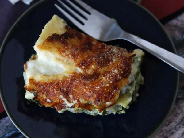 Mimoriadne topiace sa ricotta a špenátové lasagne - Príprava krok 13