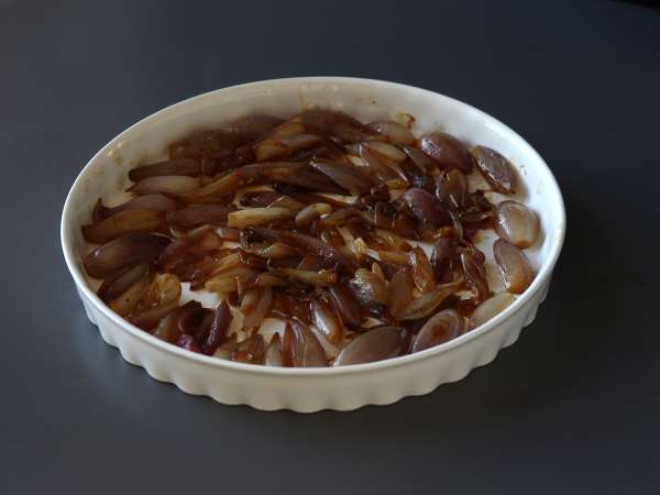Tarte tatin so šalotkou a fetou, neodolateľná slaná verzia! - Príprava krok 4