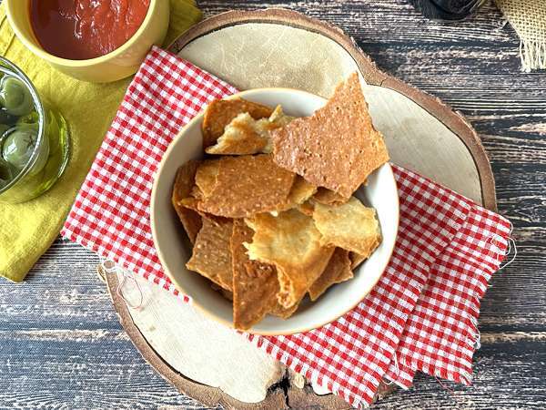 Crostini, predjedlo s chrumkavým parmezánom - Príprava krok 4