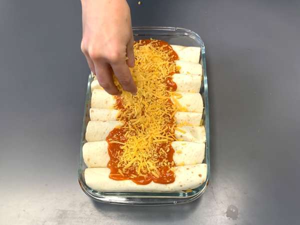 Vegetariánske enchiladas - Príprava krok 4