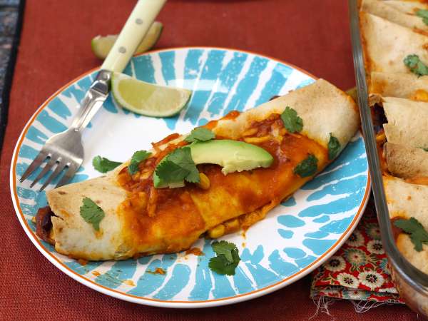 Vegetariánske enchiladas - Príprava krok 5
