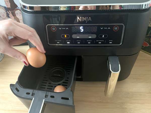 Vajíčka na mäkko s fritézou Air Fryer, spoľahlivý tip na dokonalé varenie! - Príprava krok 2