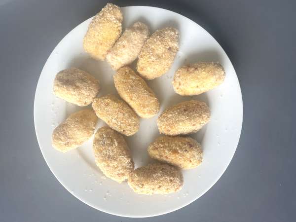 Šunkové krokety s Air Fryer: málo oleja, ale chrumkavé ako vždy! - Príprava krok 8