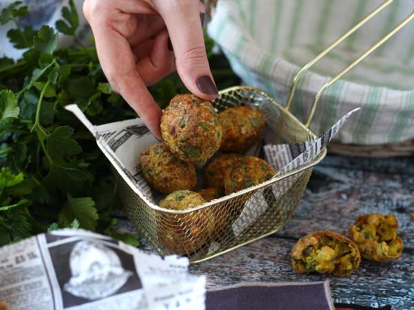 Falafely vo fritéze Air Fryer pre chrumkavé výsledky bez vyprážania! - Príprava krok 6