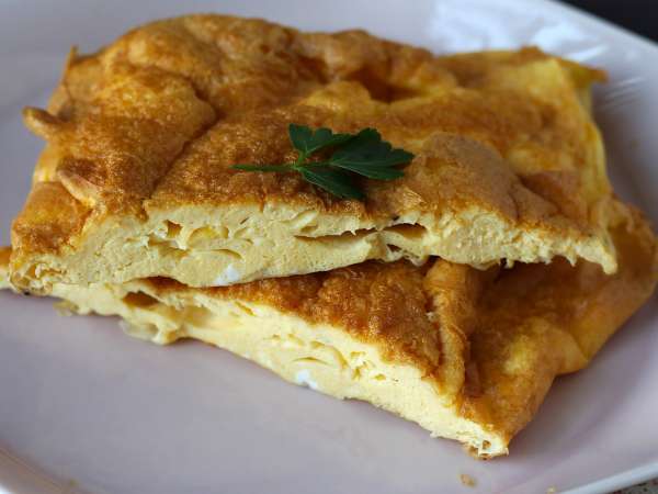Omeleta vo fritéze, ľahký recept bez toho, aby ste v kuchyni niečo zašpinili! - Príprava krok 4