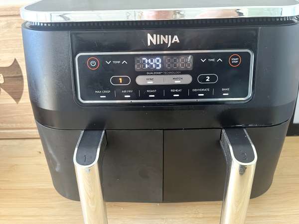 Cuketové lupienky s fritézou Air Fryer - Príprava krok 5