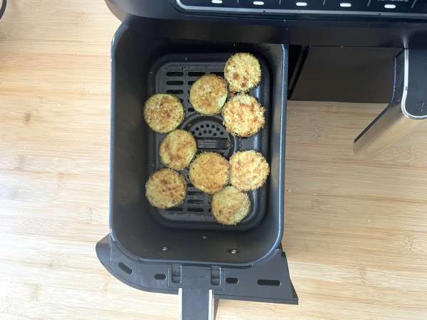 Cuketové lupienky s fritézou Air Fryer - Príprava krok 6