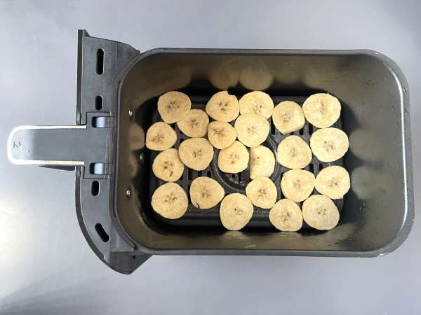 Plantainové lupienky vo fritéze na vzduchu - Príprava krok 3