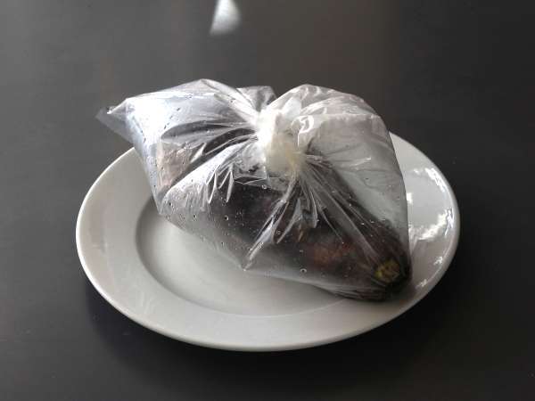 Baklažán obalený v panko strúhanke, japonské kari v štýle katsu, ale vegetariánske - Príprava krok 3