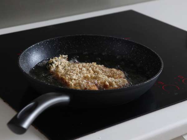 Baklažán obalený v panko strúhanke, japonské kari v štýle katsu, ale vegetariánske - Príprava krok 9
