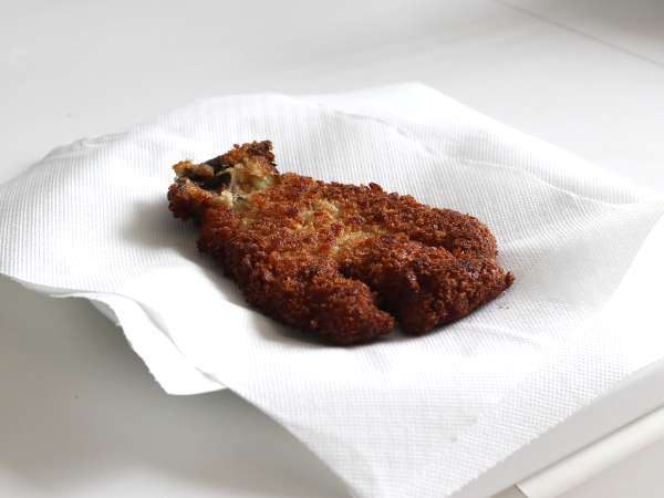 Baklažán obalený v panko strúhanke, japonské kari v štýle katsu, ale vegetariánske - Príprava krok 11
