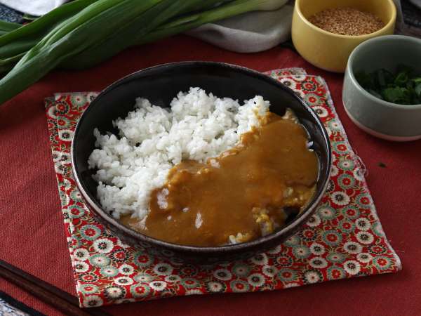 Baklažán obalený v panko strúhanke, japonské kari v štýle katsu, ale vegetariánske - Príprava krok 16