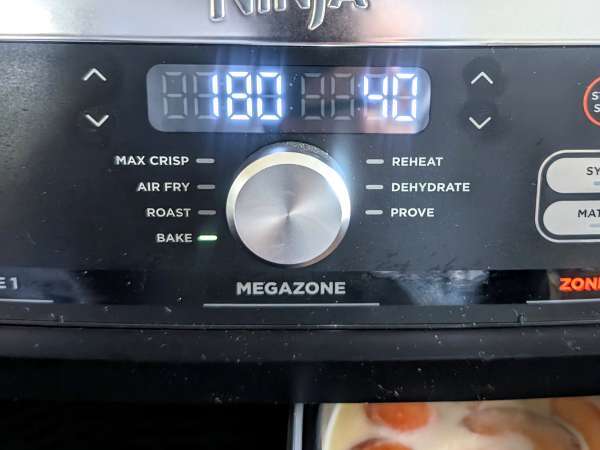 Marhuľový clafoutis s Air Fryer - Príprava krok 6