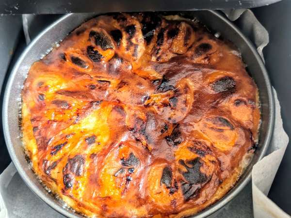 Marhuľový clafoutis s Air Fryer - Príprava krok 7