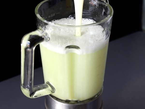 Švajčiarska limonáda s kondenzovaným mliekom - Príprava krok 4