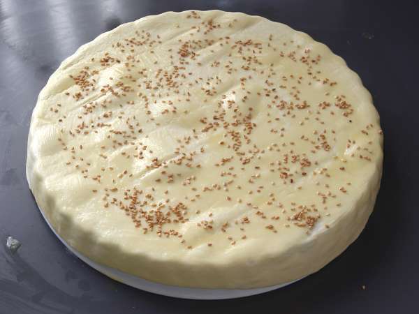 Super osviežujúci letný koláč: ricotta, uhorka a údený losos - Príprava krok 2