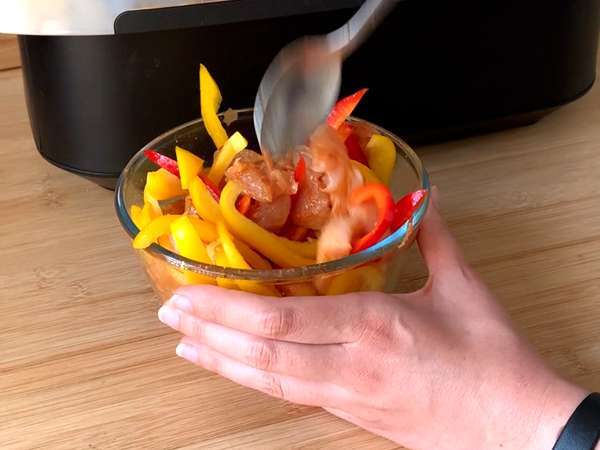 Fajitas vo fritéze Air Fryer: lahodná náplň v krátkom čase! - Príprava krok 2