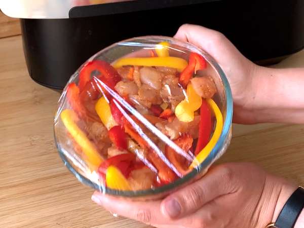 Fajitas vo fritéze Air Fryer: lahodná náplň v krátkom čase! - Príprava krok 3