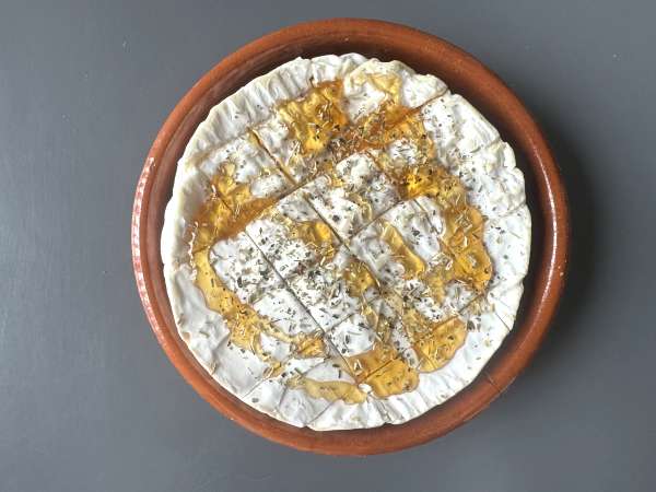 Pečený syr Camembert s Air Fryer! - Príprava krok 3