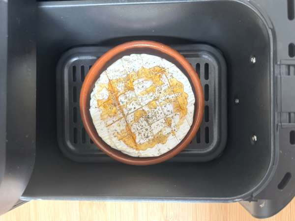 Pečený syr Camembert s Air Fryer! - Príprava krok 4