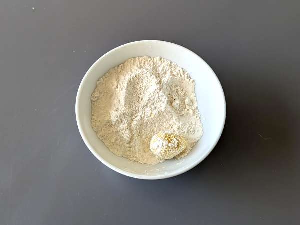 Mozzarelline vo fritéze - Príprava krok 3