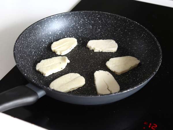 Gyros s halloumi, vegetariánska verzia gréckeho sendviča! - Príprava krok 3