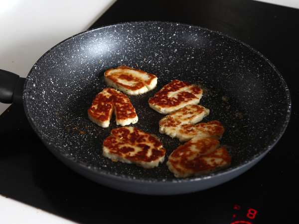 Gyros s halloumi, vegetariánska verzia gréckeho sendviča! - Príprava krok 5