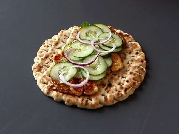 Gyros s halloumi, vegetariánska verzia gréckeho sendviča! - Príprava krok 8